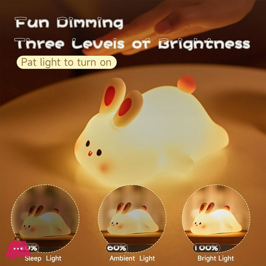 Cute Silicon Rabbit Lamp