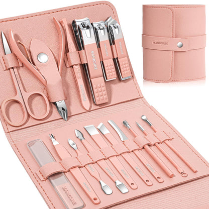 16 PCS Stainless Steel Manicure Pedicure Set