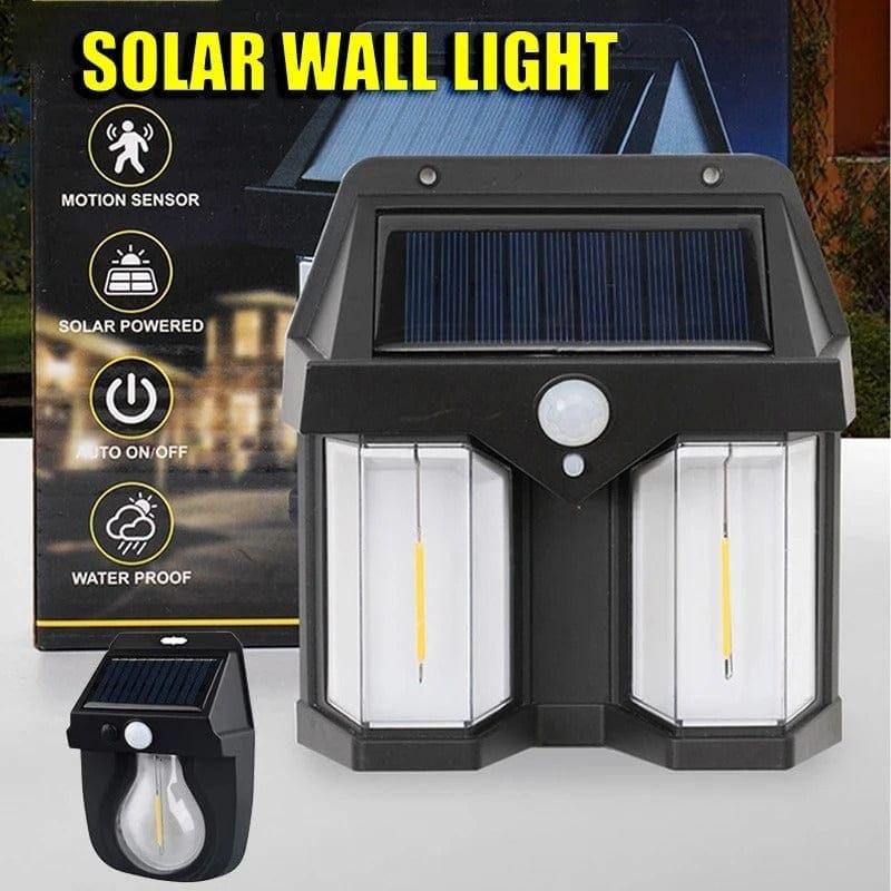 Double Head Antique Solar Sensor Lamp Wall