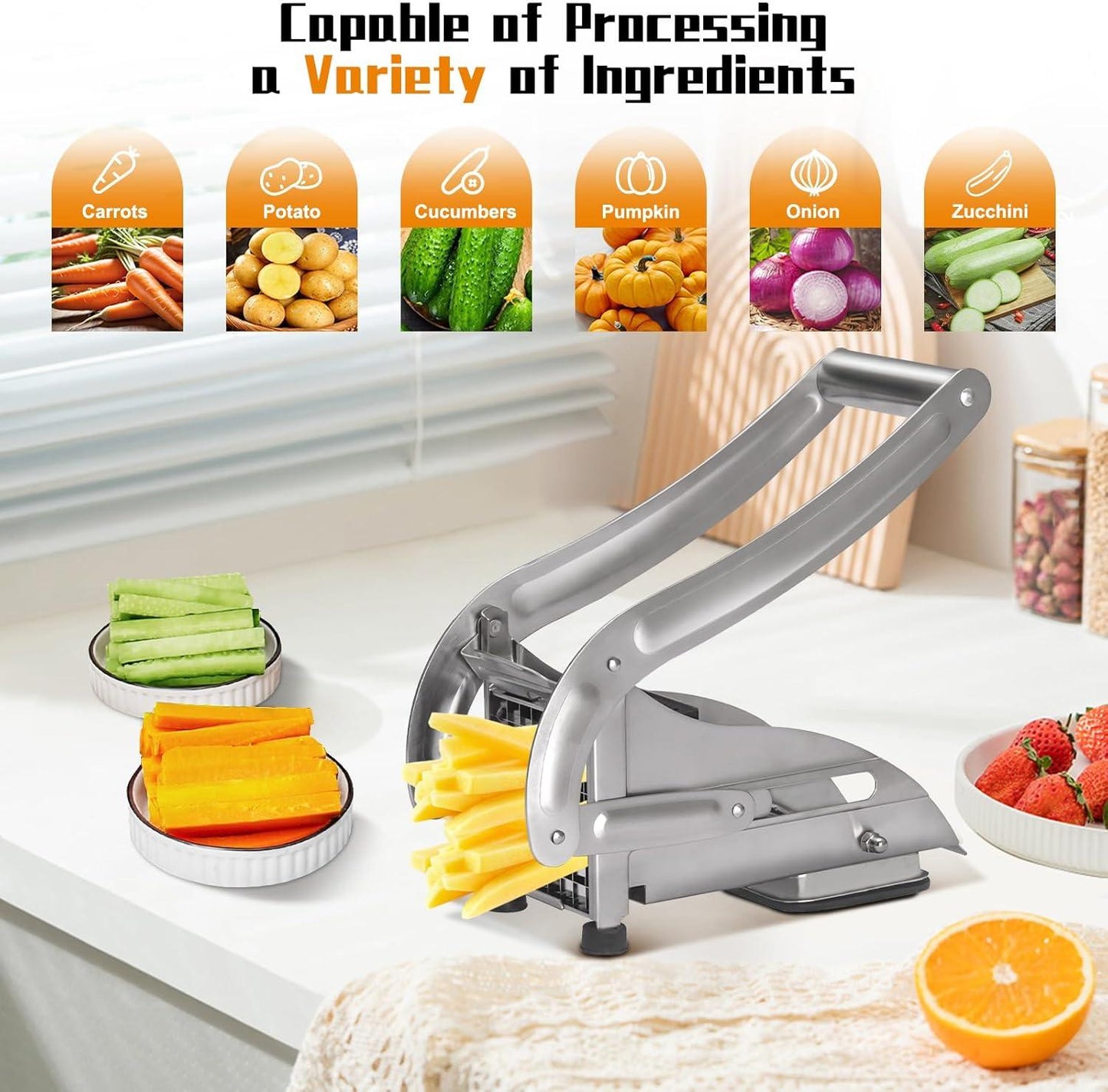 Stainless Steel French Fry Cutter