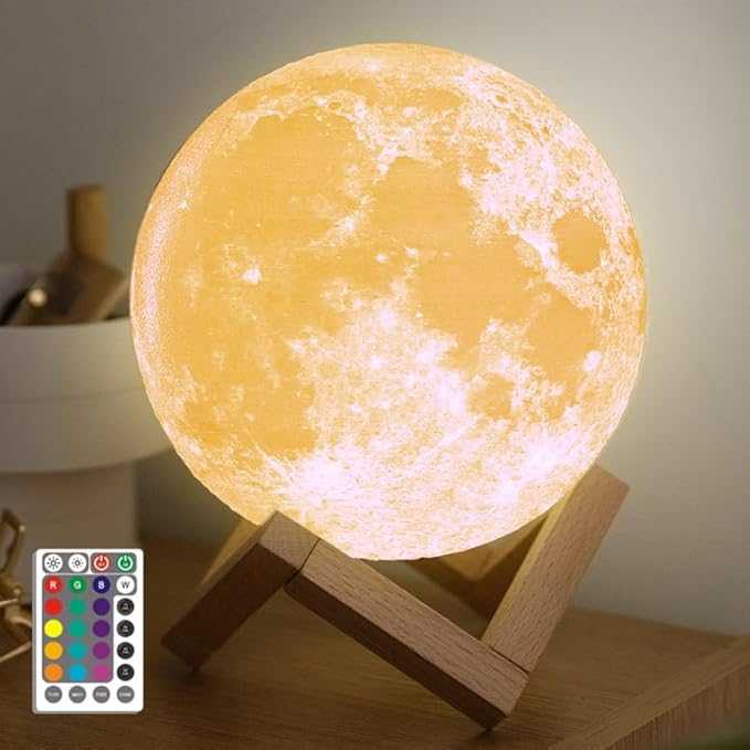 3D Moon Lamp Night Light
