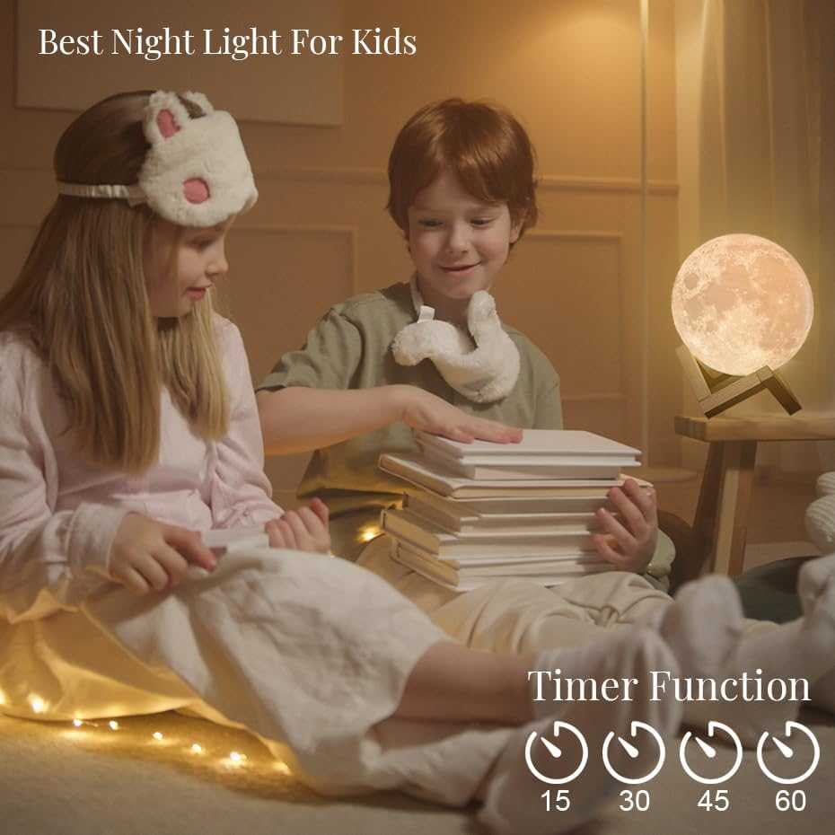 3D Moon Lamp Night Light