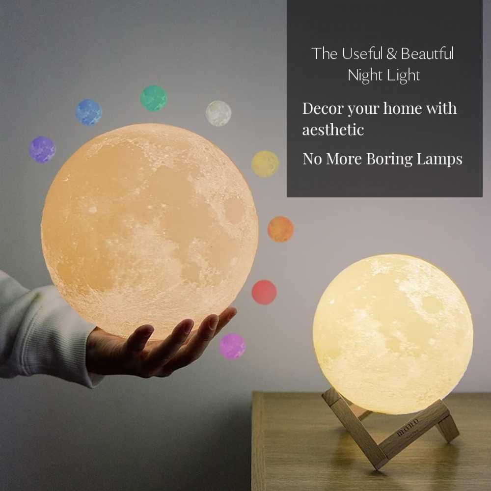 3D Moon Lamp Night Light