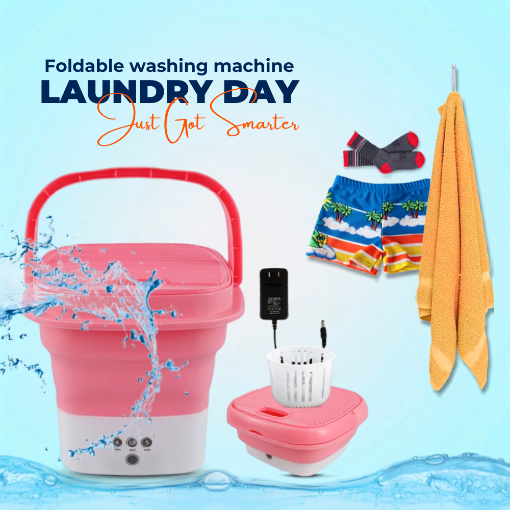 Portable Mini Folding Washing Machine