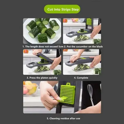 16-in-1 Multifunctional Vegetable Chopper
