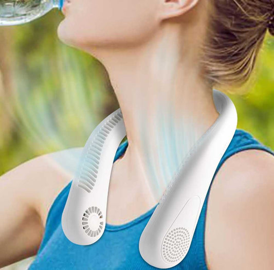Portable Neck Fan – USB Rechargeable