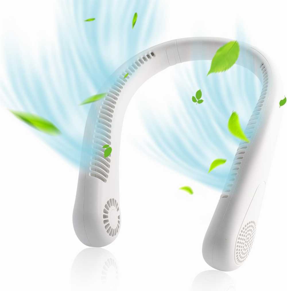 Portable Neck Fan – USB Rechargeable