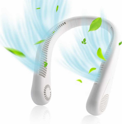 Portable Neck Fan – USB Rechargeable