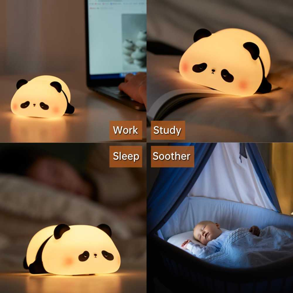 Cute Silicone Panda Lamp