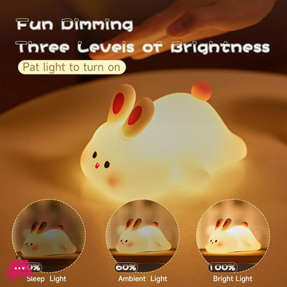 Cute Silicon Rabbit Lamp
