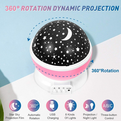 Galaxy Projector Starry Night Lamp