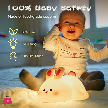Cute Silicon Rabbit Lamp