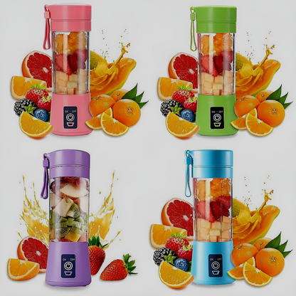 Portable 6-Blade Mini Juicer Blender