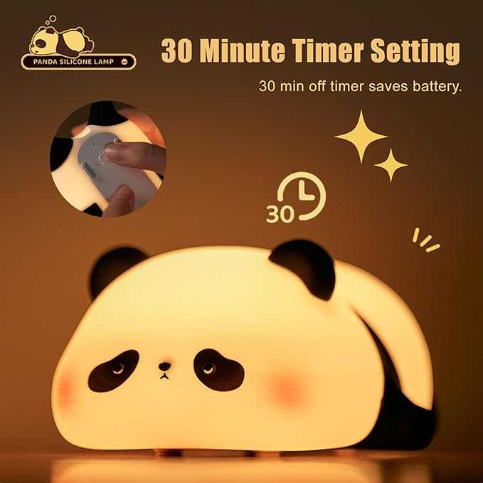 Cute Silicone Panda Lamp