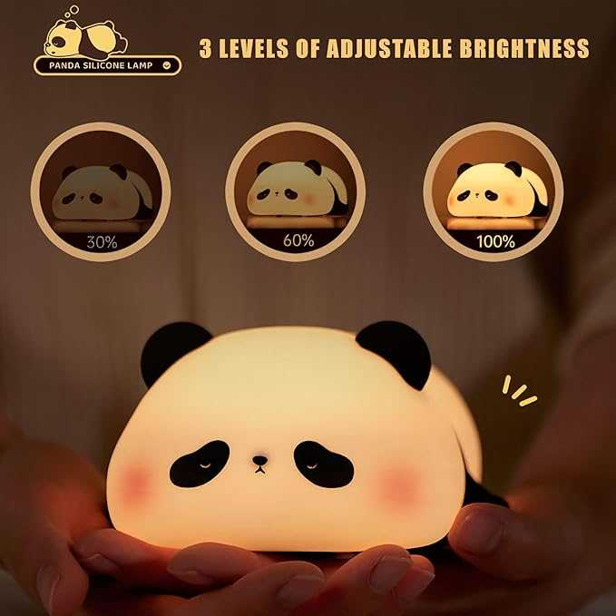 Cute Silicone Panda Lamp